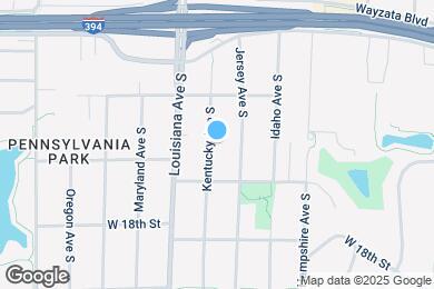 Map image of the property - 1445 Kentucky Ave S