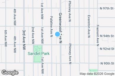 Map image of the property - 9221 Greenwood Ave N