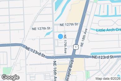 Map image of the property - 1640 NE 125th St