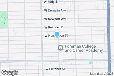 Map image of the property - 3318 N Leclaire Ave