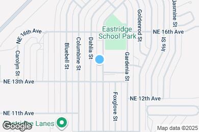 Map image of the property - 1313 Evergreen St