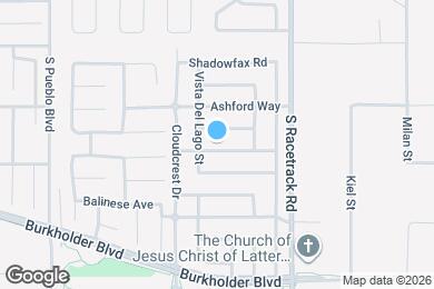 Map image of the property - 918 Blue Arroyo Dr