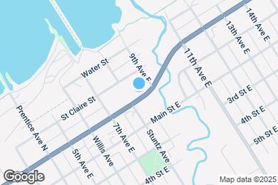 Map image of the property - 811 Lake Shore Dr E