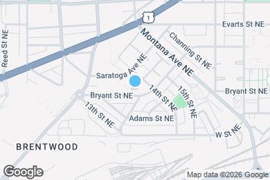 Map image of the property - 1384 Bryant St NE