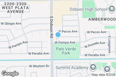 Map image of the property - 1941 W Portobello Ave
