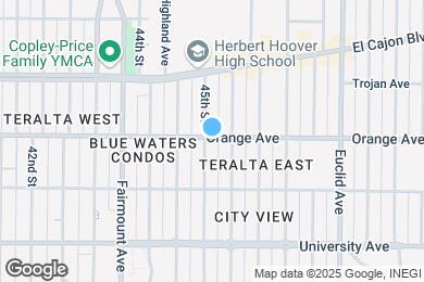 Map image of the property - 4525 Orange Ave