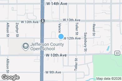 Map image of the property - 7390 W 12th Ave