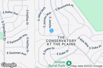 Map image of the property - 20355 E Columbia Pl