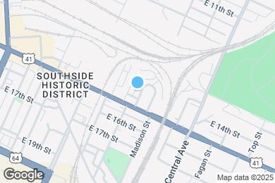 Map image of the property - 1429 Park Ave