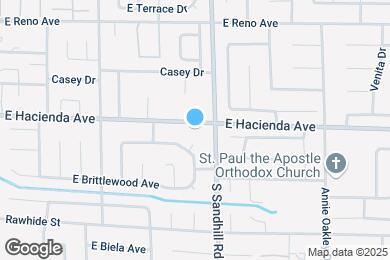 Map image of the property - 3763 E Hacienda Ave
