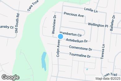 Map image of the property - 1667 Antebellum Dr
