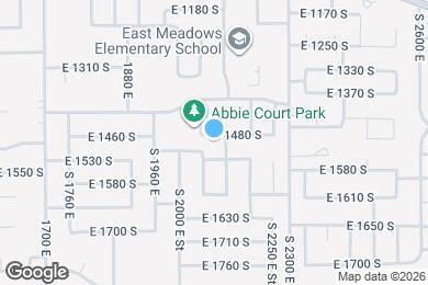 Map image of the property - 2086 E 1480 S