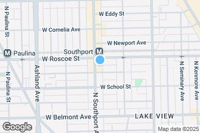 Map image of the property - 3345 N Southport Ave