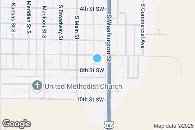 Map image of the property - 807 S Jefferson St