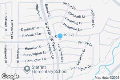 Map image of the property - 2534 Bentley Dr