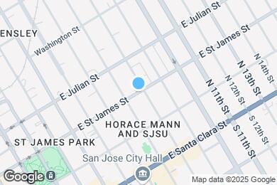 Map image of the property - 329 E Saint James St