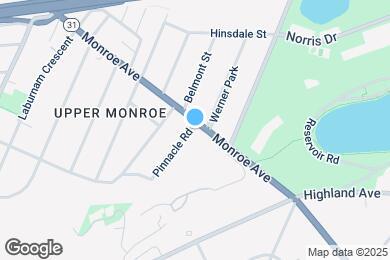 Map image of the property - 1127 Monroe Ave