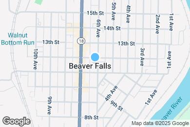 Map image of the property - 1115 6th Ave