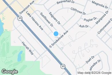 Map image of the property - 276 Lake Havasu Ave