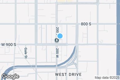 Map image of the property - 877 S 200 W
