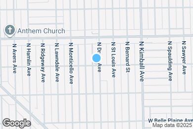Map image of the property - 3536 W Cullom Ave