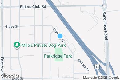 Map image of the property - 821 Westwood Dr