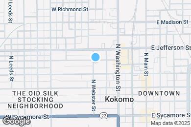 Map image of the property - 416 N Webster St