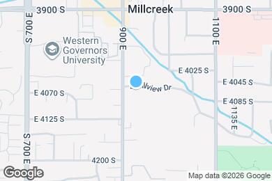 Map image of the property - 932 E Hillview Dr