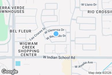 Map image of the property - 12805 W Redondo Dr