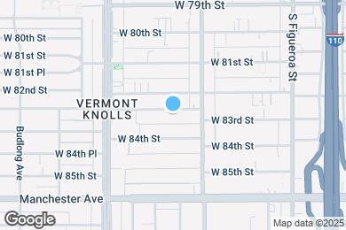 Map image of the property - 842 W 83rd St