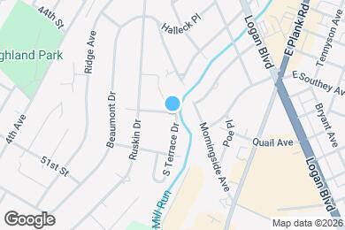 Map image of the property - 129 S Beckman Dr