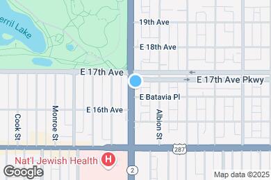 Map image of the property - 1660 Colorado Blvd