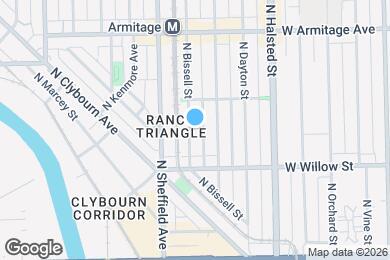 Map image of the property - 1843 N Bissell St