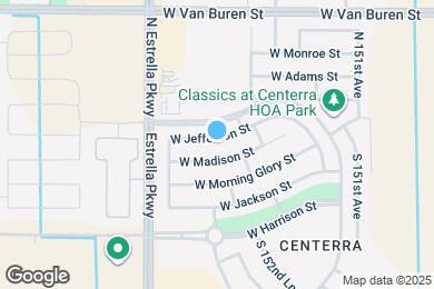 Map image of the property - 15373 W Jefferson St