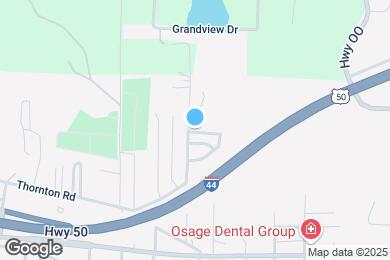 Map image of the property - 627 Palisades Dr