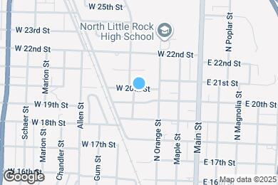 Map image of the property - 316 W 20th St