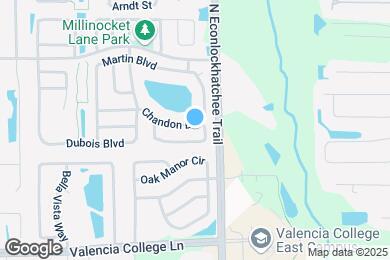 Map image of the property - 9522 Chandon Dr