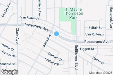 Map image of the property - 9630 Rosecrans Ave