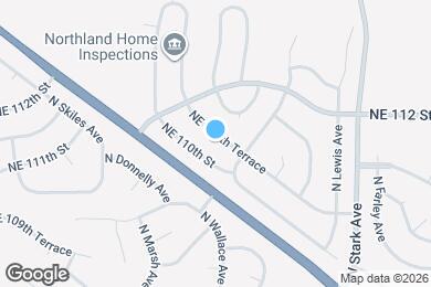Map image of the property - 8519 NE 110th Terrace