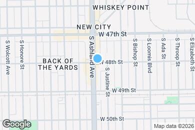 Map image of the property - 4801 S Ashland Ave