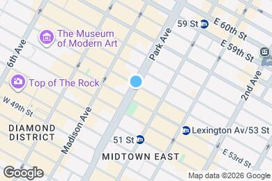 Map image of the property - 303 Park Ave