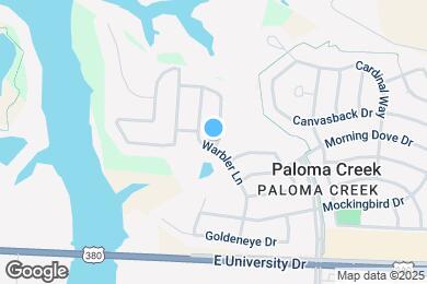 Map image of the property - 1000 Warbler Ln
