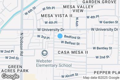 Map image of the property - 1742 W Belfast St