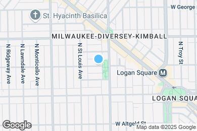 Map image of the property - 3435 W Schubert Ave