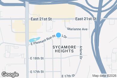 Map image of the property - 7161 E Pleasant Run Pkwy S Dr