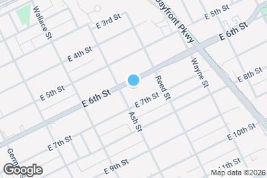 Map image of the property - 617 E 6th St