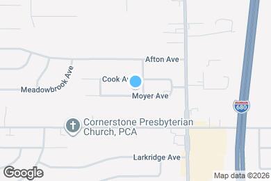 Map image of the property - 874 Moyer Ave