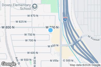 Map image of the property - 760 N 100 W