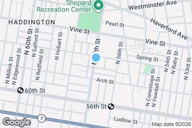 Map image of the property - 137 N 57th St
