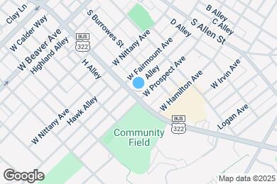 Map image of the property - 523 S Atherton St